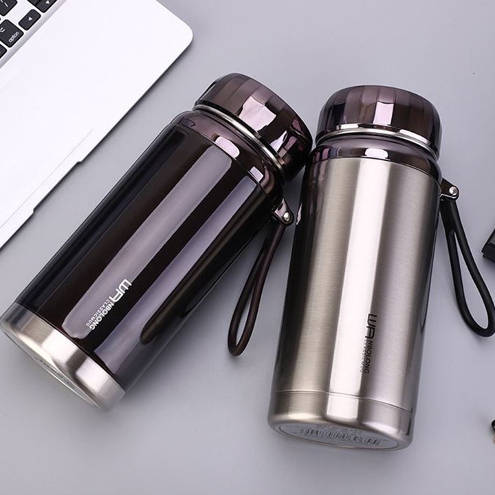 Bình nước giữ nhiệt inox cao cấp cho nam và nữ có lưới lọc trà, dung tích 1500ml, giữ nhiệt 24 tiếng SALE SẬP SÀN