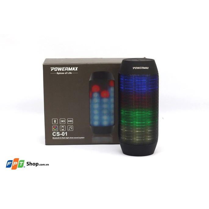 Loa Powermax CS-01 bluetooth có khe cắm thẻ nhớ