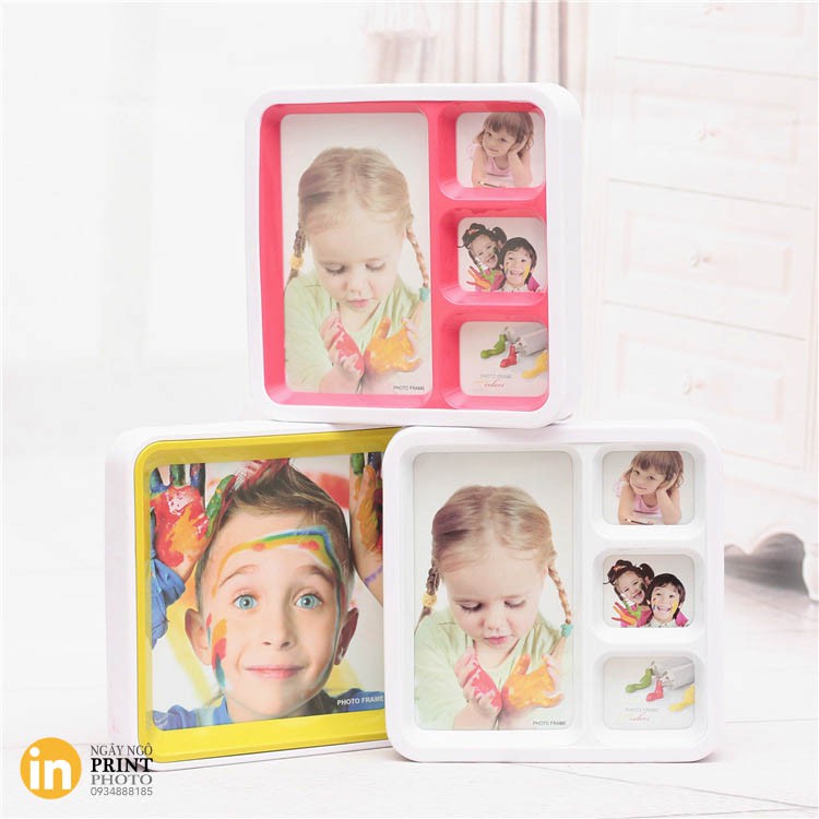 Khung ảnh để bàn 2 mặt dễ thương
