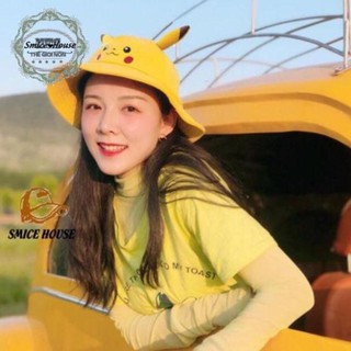 NÓN BUCKET PIKACHU VẢI NHUNG