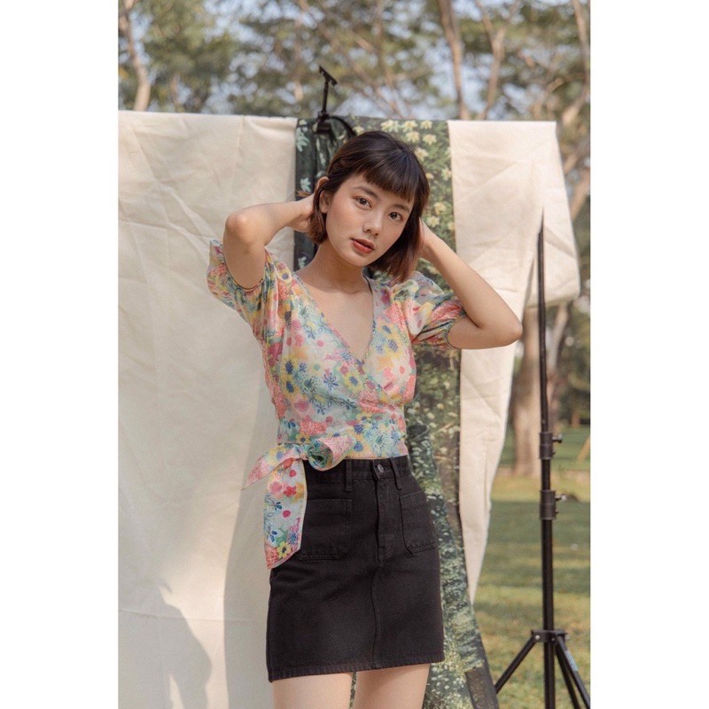 Chân  váy  jean  libe  size M