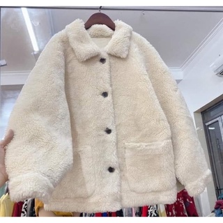 áo khoác lông cừu siêu cute