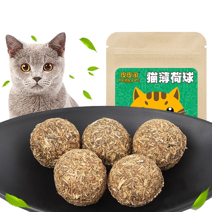 Bóng Catnip cho mèo Kún Miu, đồ chơi bóng catnip, bạc hà mèo giúp mèo thư giãn