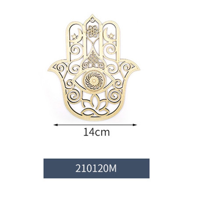 Tấm bảng treo tường trang trí thiết kế biểu tượng thần thánh nghệ thuật bằng gỗ dùng trong phòng tập yoga/thiền định