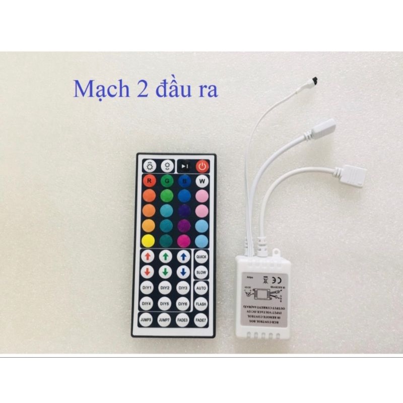 Mạch Điều Khiển LED RGB 6A 12V - Kèm Remote 44 Phím