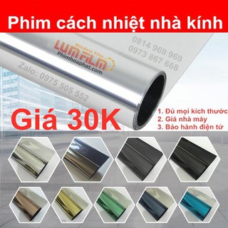 Phim cách nhiệt nhà kính giá 30k