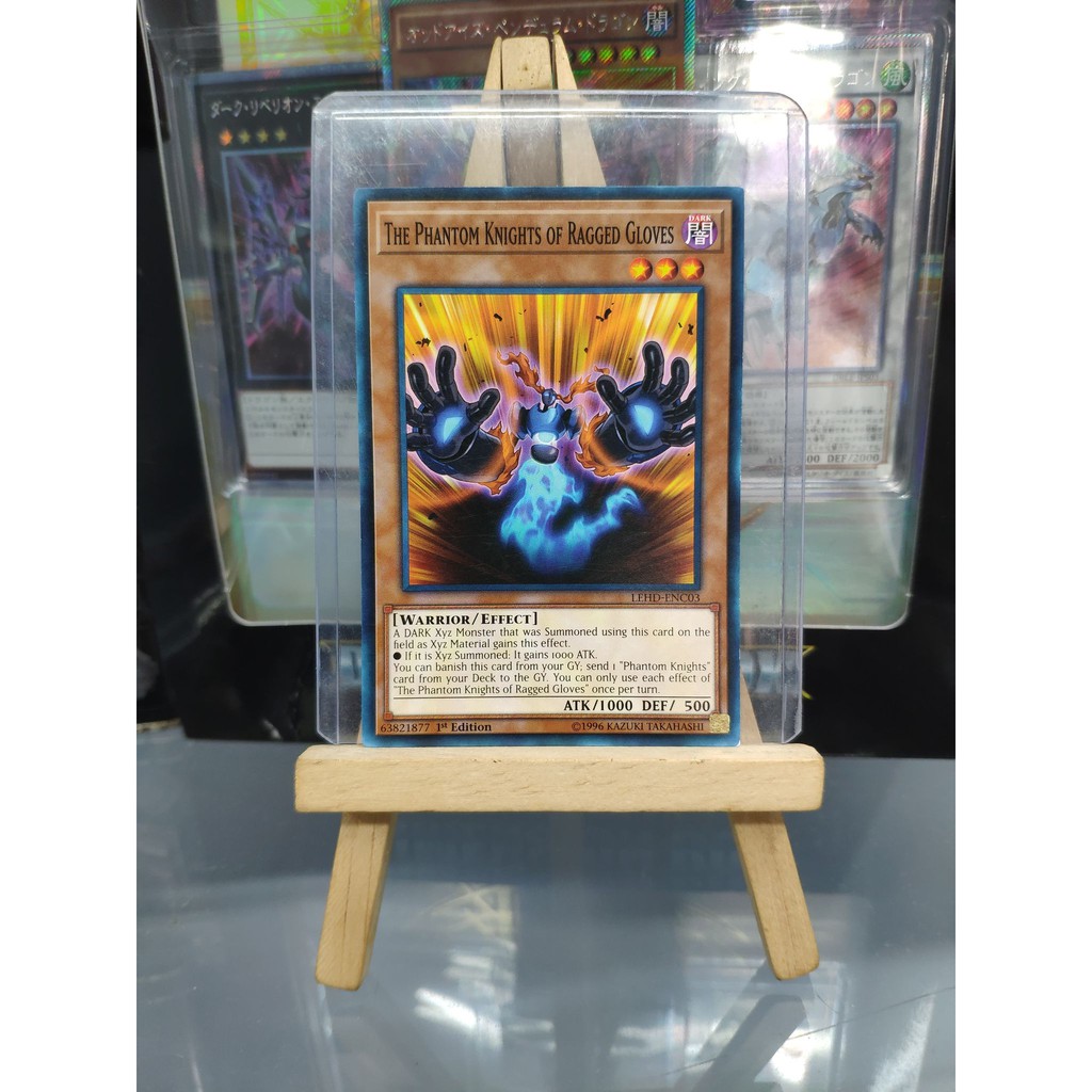 [ Dưa Hấu Yugioh ] Lá bài thẻ bài The Phantom Knights of Ragged Gloves - Tặng bọc bài nhựa bảo quản