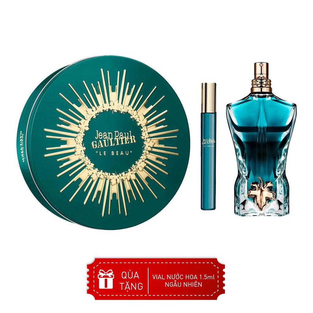 Bộ nước hoa Nam Jean Paul Gaultier Le Beau EDT 125ml + 10ml