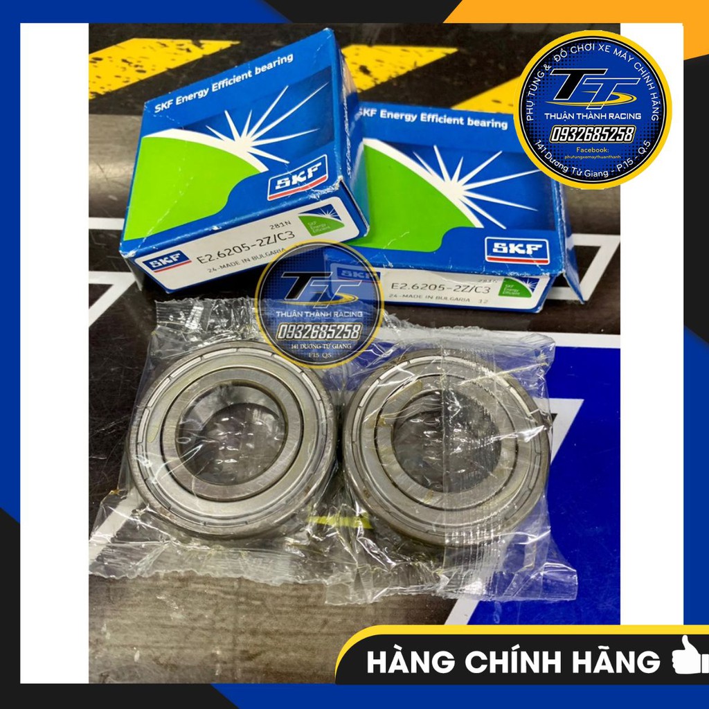 BẠC ĐẠN 6205 SKF ĐẾ NHỰA - XIPO / YAZ / SPORT