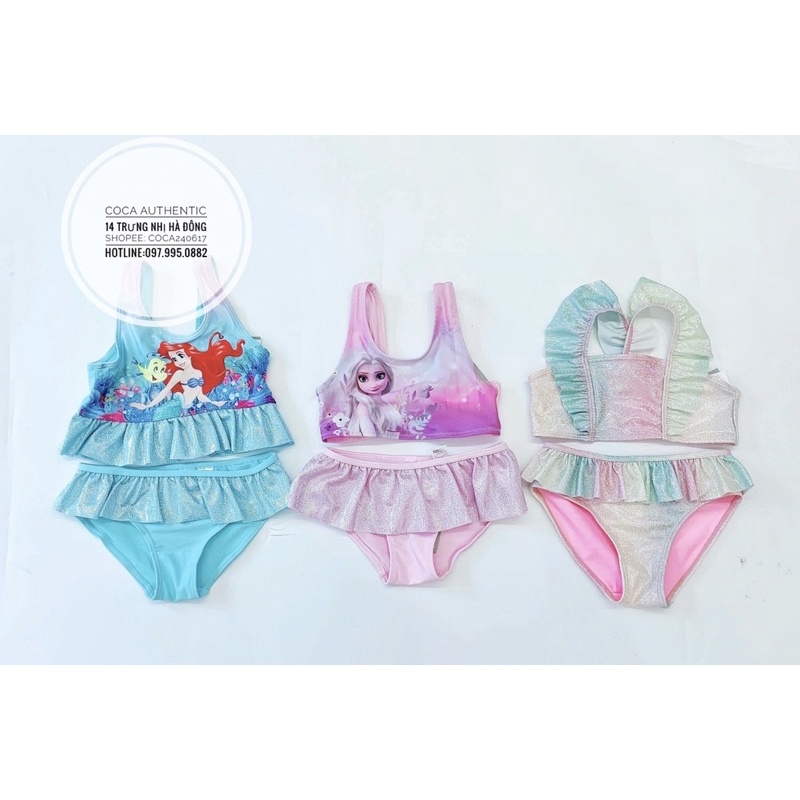 (H&M CHÍNH HÃNG) Đồ bơi, Bikini 2 mảnh công chúa quần bèo
