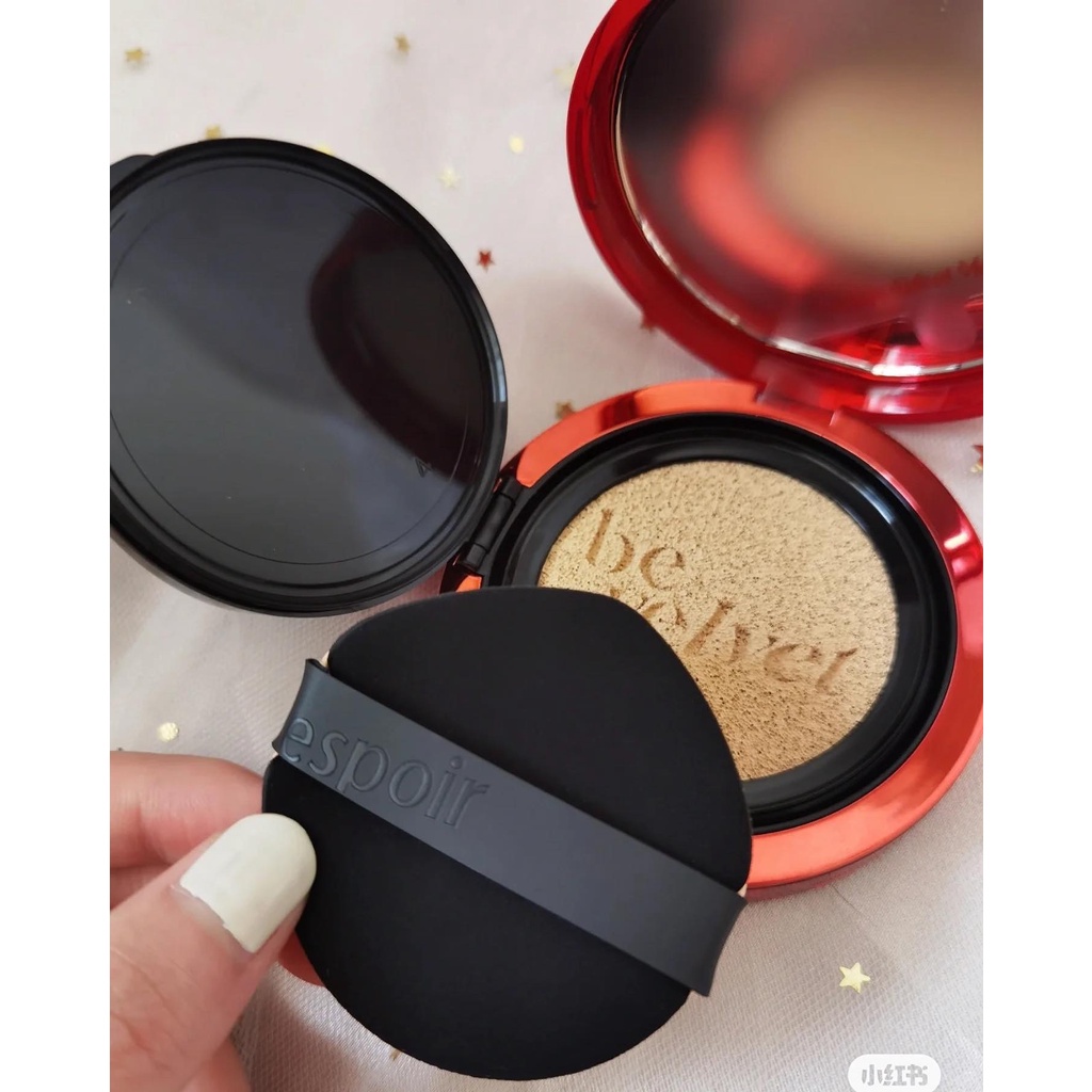 Set Phấn Nước Espoir Protailor Be Velvet Cover Cushion Limited edition kèm túi