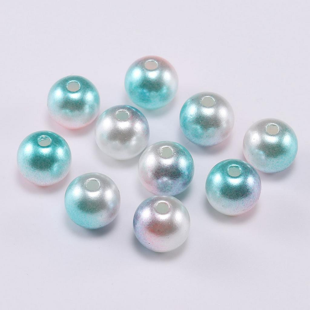 Set 400 Hạt Ngọc Trai Giả Nhiều Màu 3mm 4mm 6mm 8mm 10mm 12mm  Làm Đồ Thủ Công