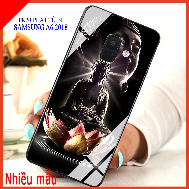 Ốp lưng kính 3D SAMSUNG A6 2018, ốp điện thoại mặt kính sang trọng, ảnh thật shop có cung cấp video ạ