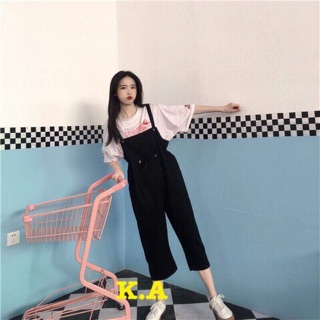 Yếm kaki có dây rút eo