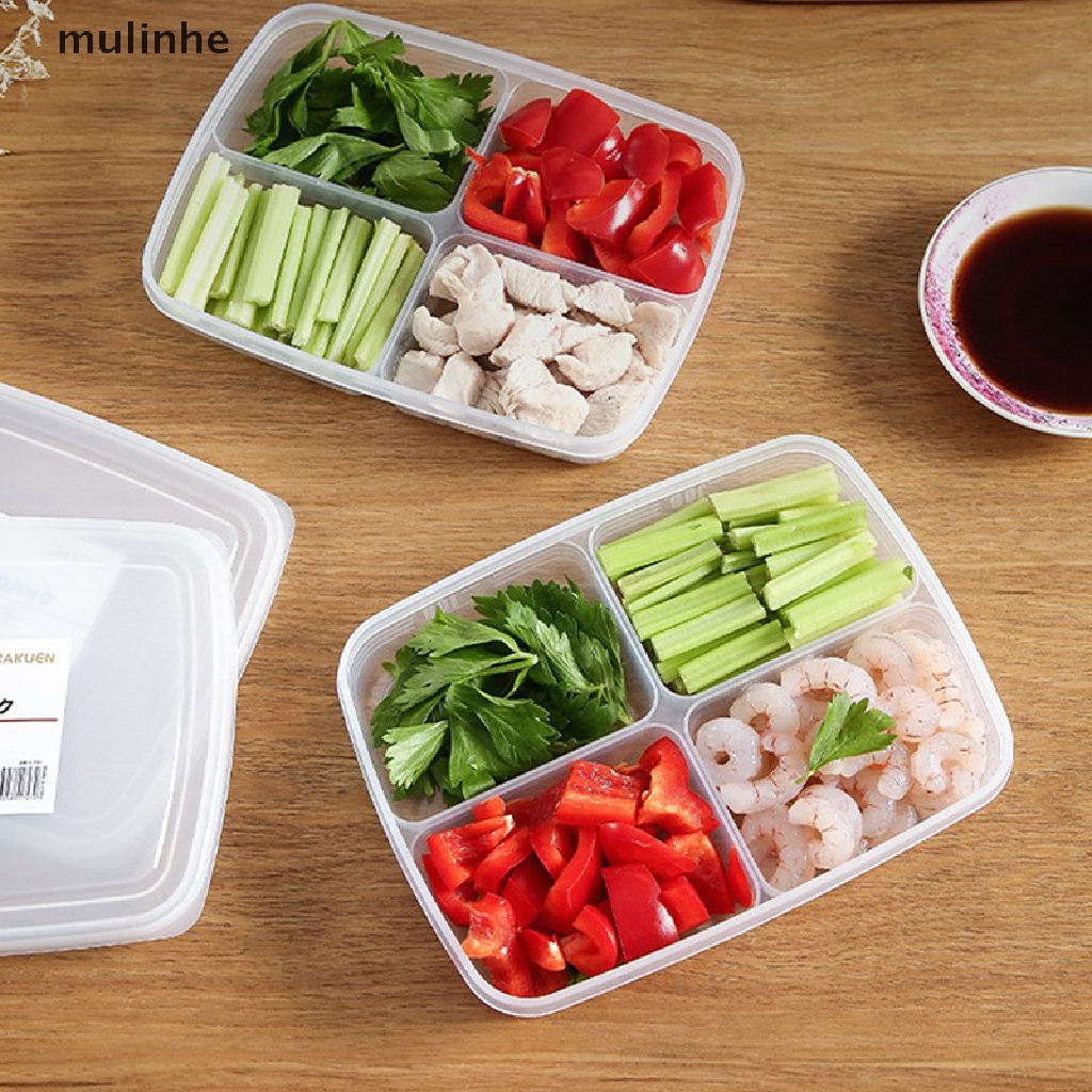 Hộp Đựng Thực Phẩm Đông Lạnh 4 Ngăn Tiện Lợi