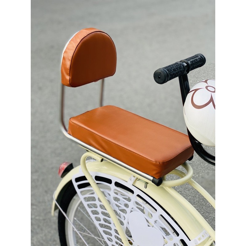 Ghế xe đạp sau có tựa lưng Kích thước 27x16.5x27.5cm Trọng lượng 1Kg