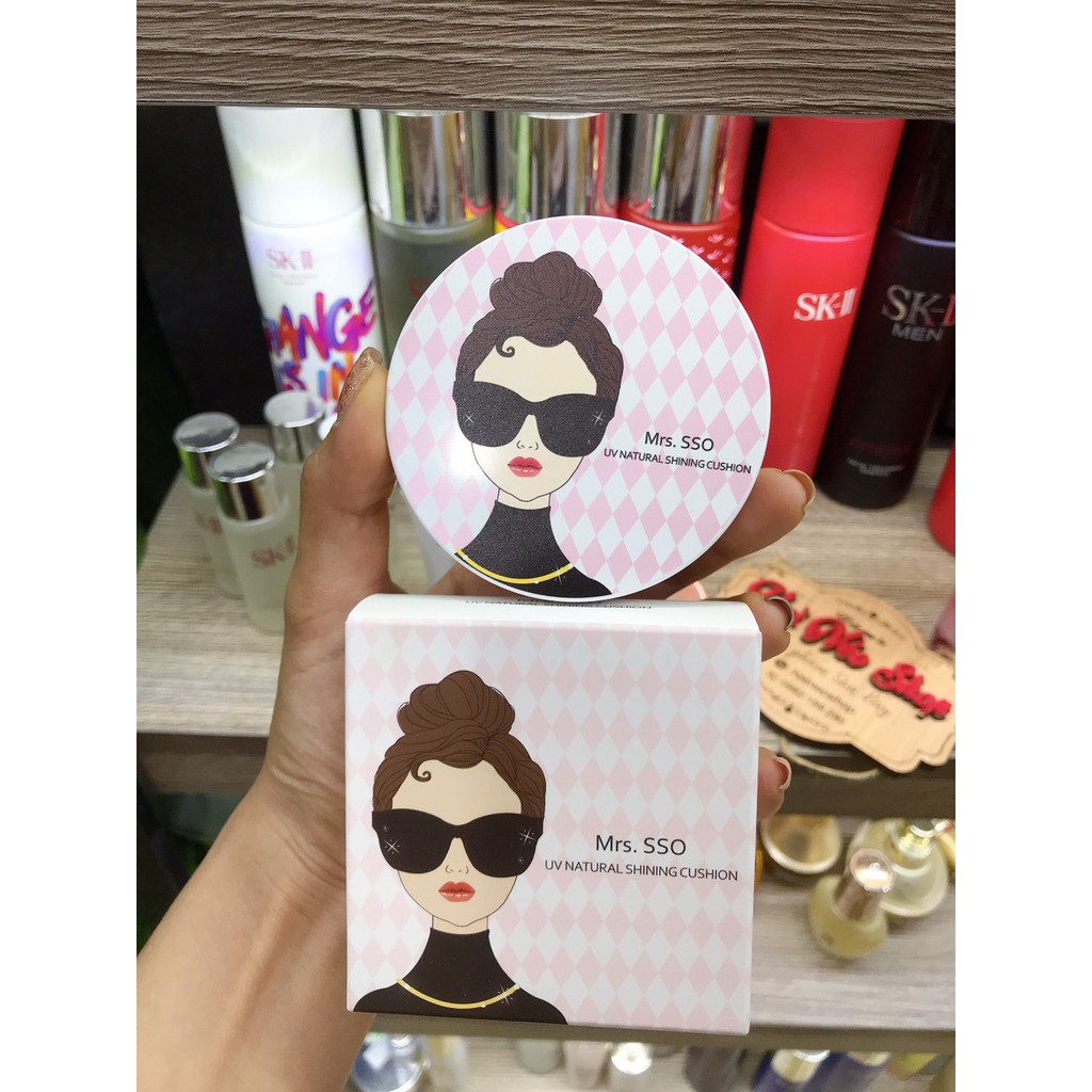 Phấn nước Cushion Mrs SSO UV Natural Shining - tone 22