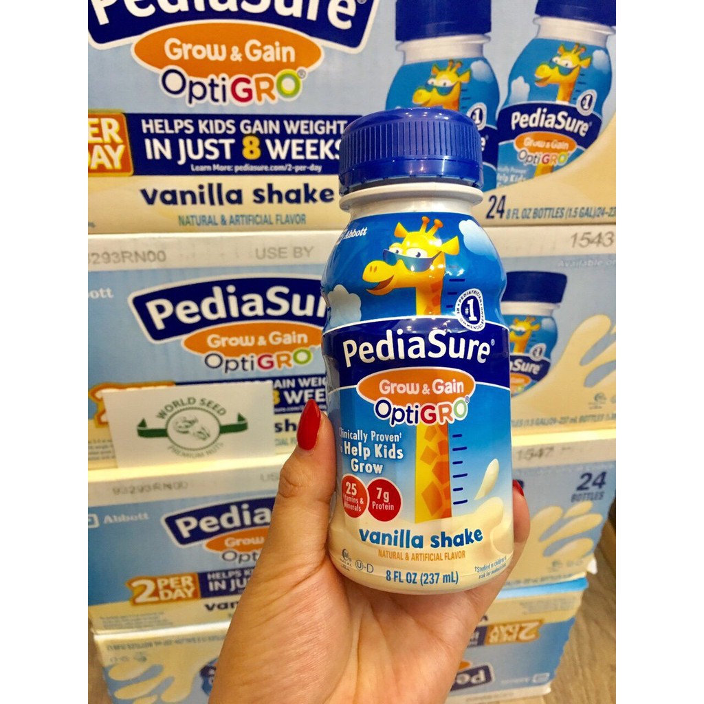 Thùng Sữa Nước Pediasure Mỹ Grow And Gain Date 2022