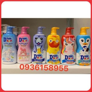 SỮA TẮM GỘI DNEE KID THÁI LAN HÌNH THÚ 400ML có 6 mầu như hình