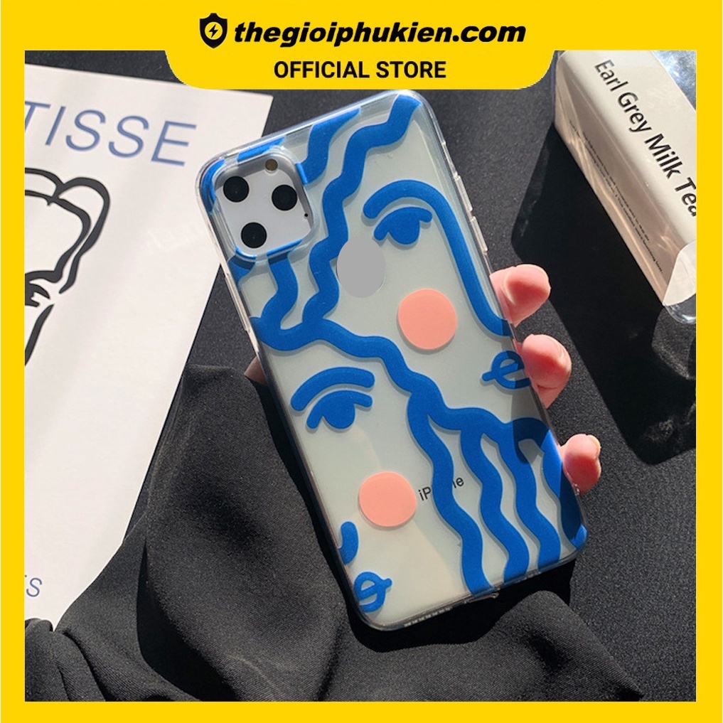 Ốp lưng iphone - Ốp silicon dẻo trong suốt Nghệ thuật dành cho iphone 6 đến 14promax - t62