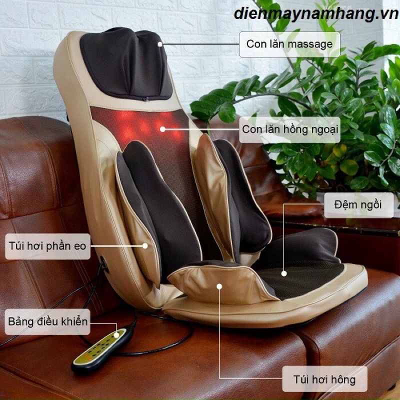 Đệm Massage 6D Hàn Quốc Chính Hãng Bảo hành 60 tháng