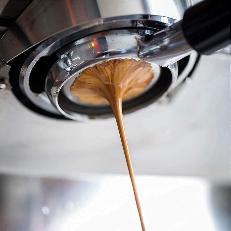 Bộ Lọc Cà Phê Không Đáy 58mm Kèm Giỏ Lọc Thay Thế Chuyên Dụng Cho Máy Pha Cà Phê Espresso