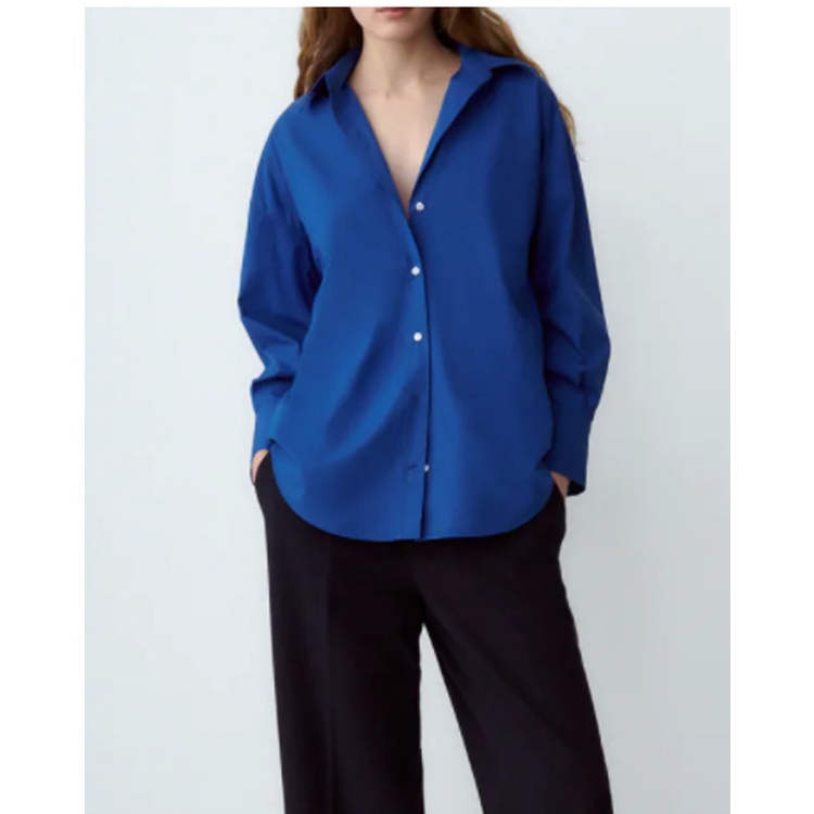 Áo Sơ Mi Tay Dài Dáng Rộng Nhiều Màu Sắc Thời Trang Mùa Xuân Cho Nữ 2298058Áo blouse