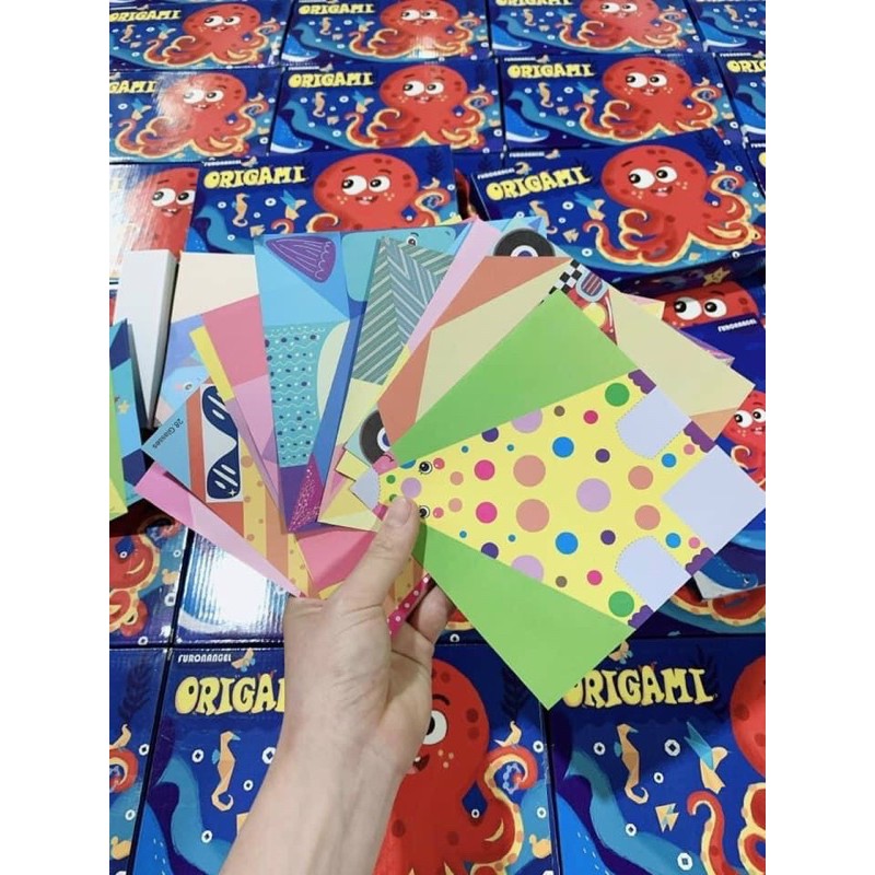 BỘ GẤP GIẤY FUN ORIGAMI 144 tờ MỚI 2021