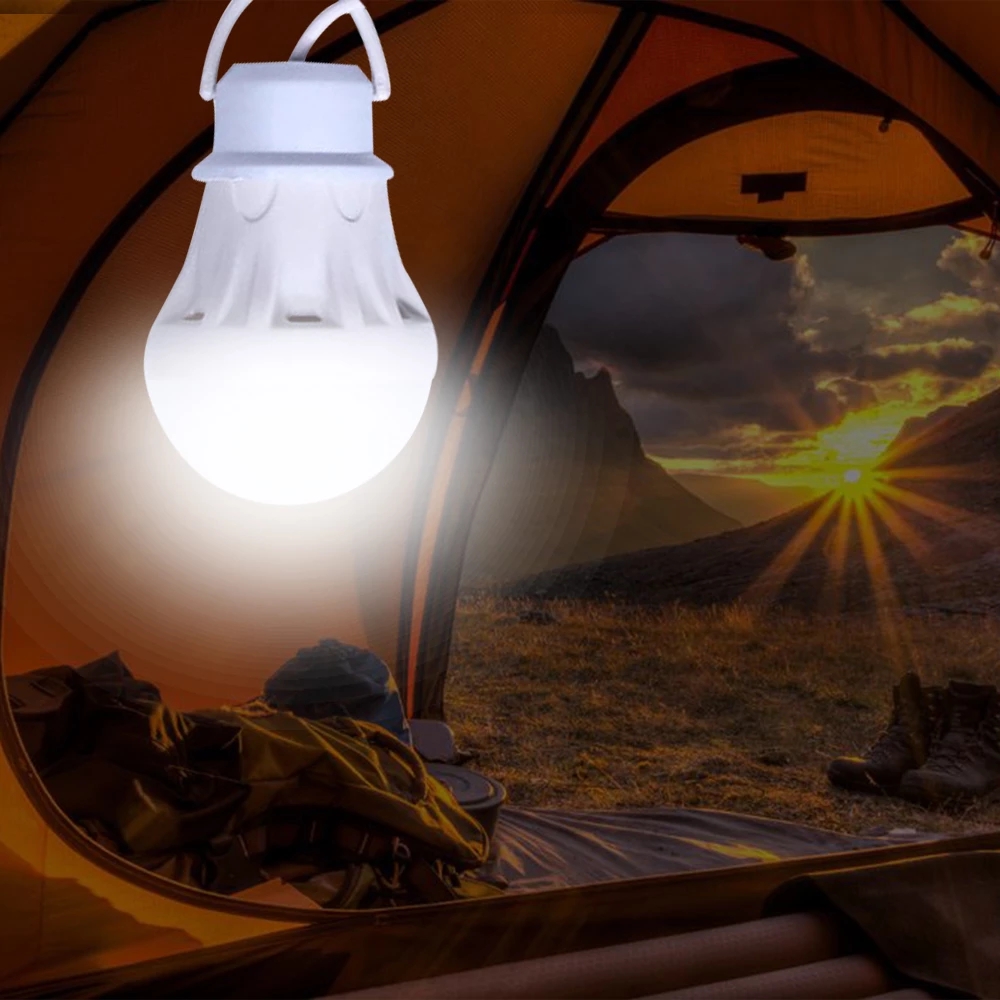 Đèn LED sạc USB siêu sáng khẩn cấp kích thước cầm tay dùng treo lều