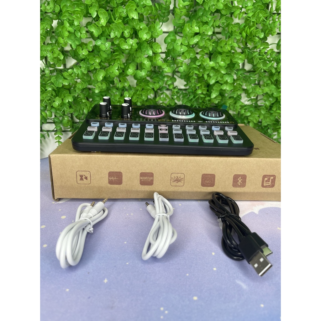 Sound Card K900 Thế Hệ Mới Nhất, Âm Thanh Sống Động, Bluetooth 5.1 Hiệu Ứng Vui Nhộn, Giả Giọng. Bảo Hành 12 Tháng