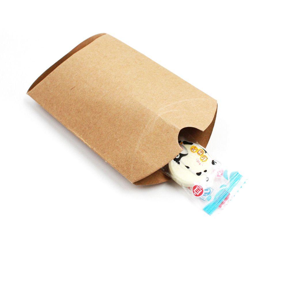 10 / 50 Hộp Giấy Đựng Kẹo Hình Cái Gối Dễ Thương