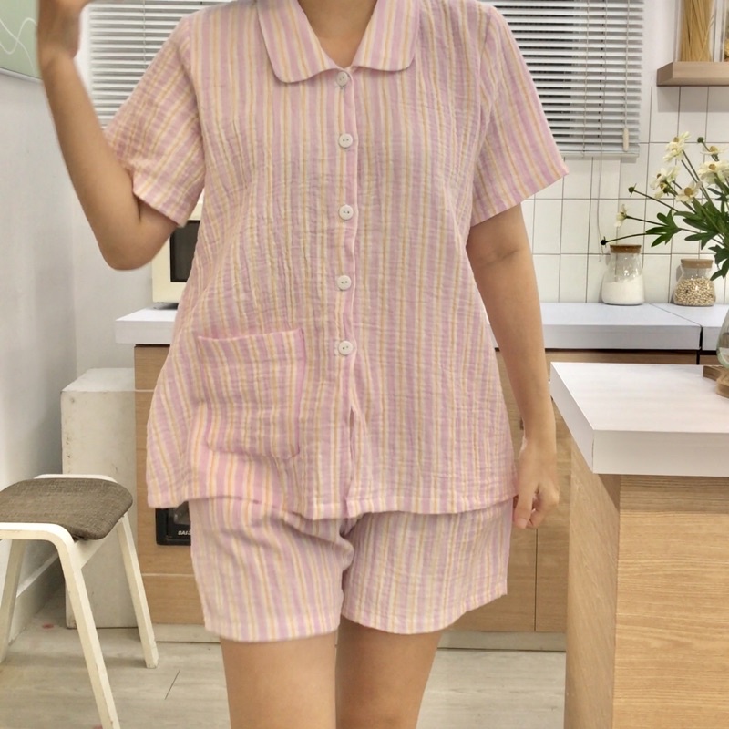 𝐚𝐬𝐡𝐞𝐱𝐢𝐧𝐜𝐡𝐚𝐨:  pyjama, bộ mặc nhà dáng suông rộng PJ1408