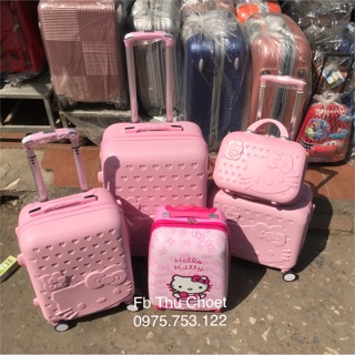 Vali kitty hồng phấn đủ size giá từ 550k