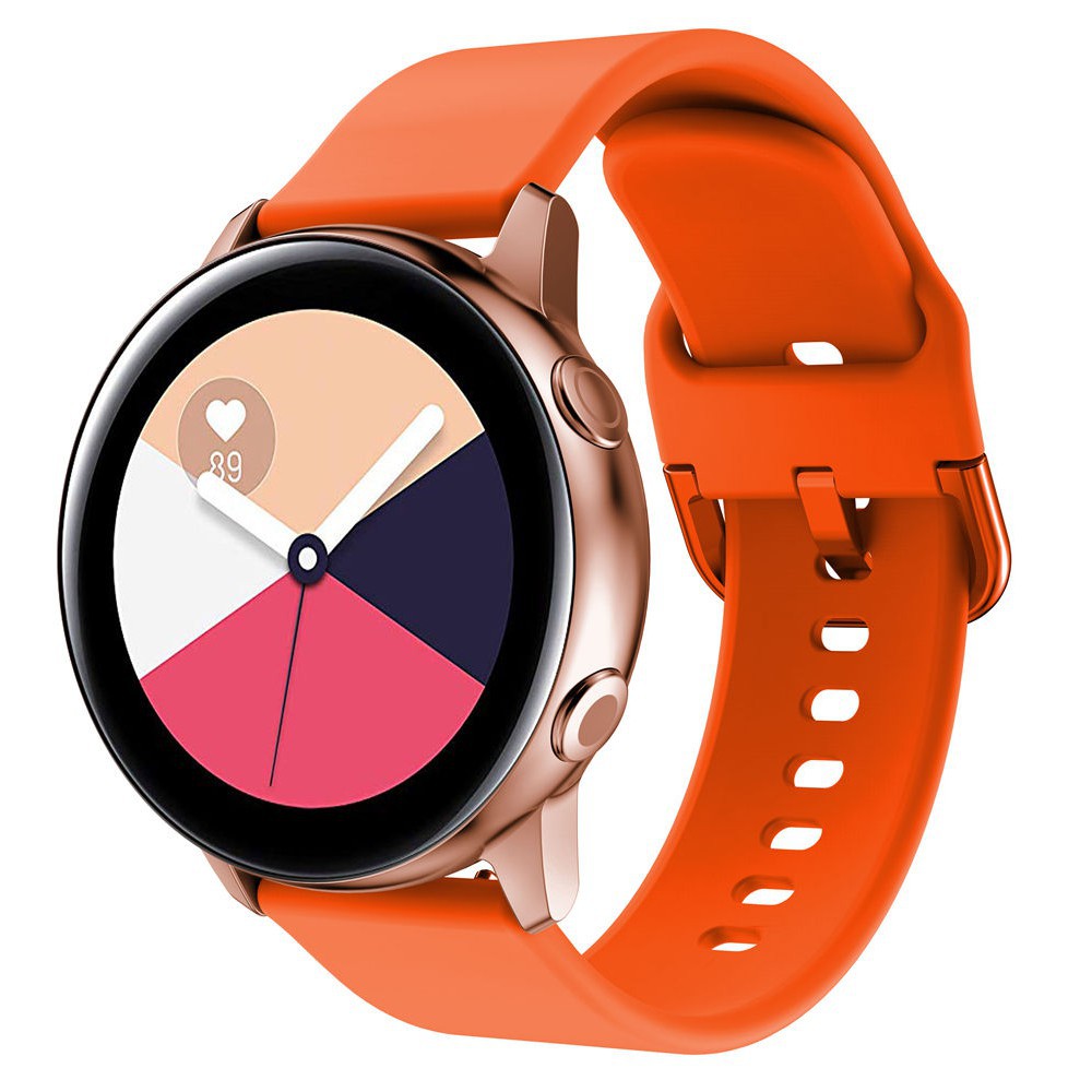 Dây đeo cổ tay bằng silicone 20mm cho đồng hồ Samsung Galaxy 42 mm / Amazfit Bip / Lite / Galaxy Watch Active /Active 2 40mm 44mm