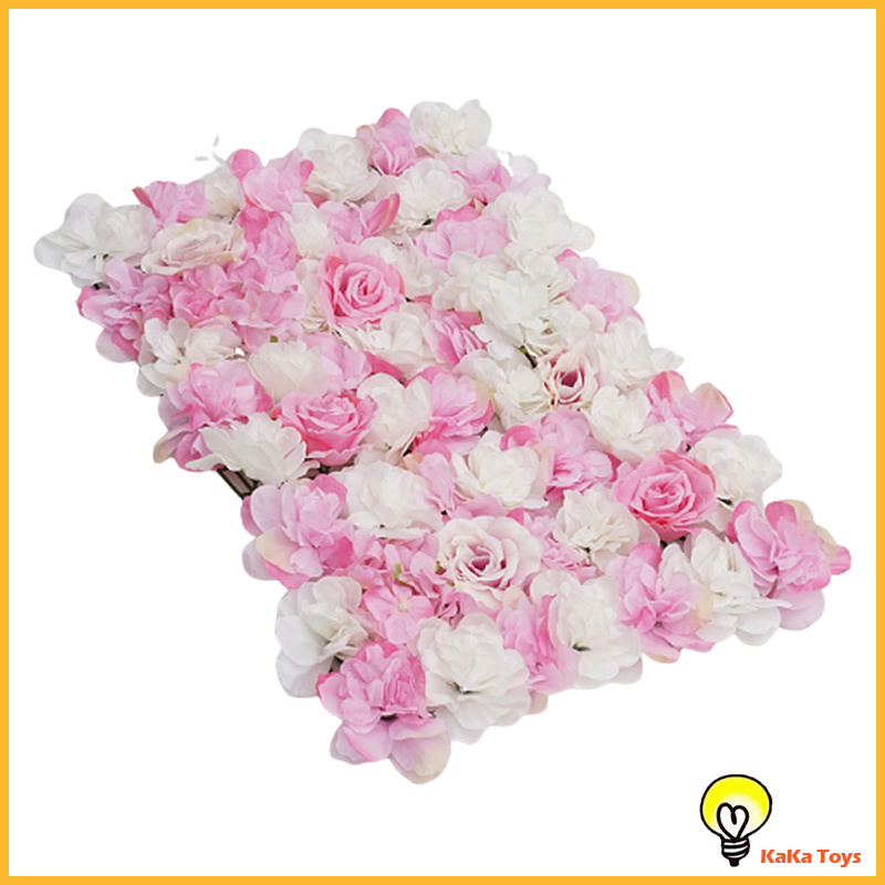 [KaKa Toys]Upscale Artificial Flower Wall Panel Home Shop Wedding Main Road Craft Decor