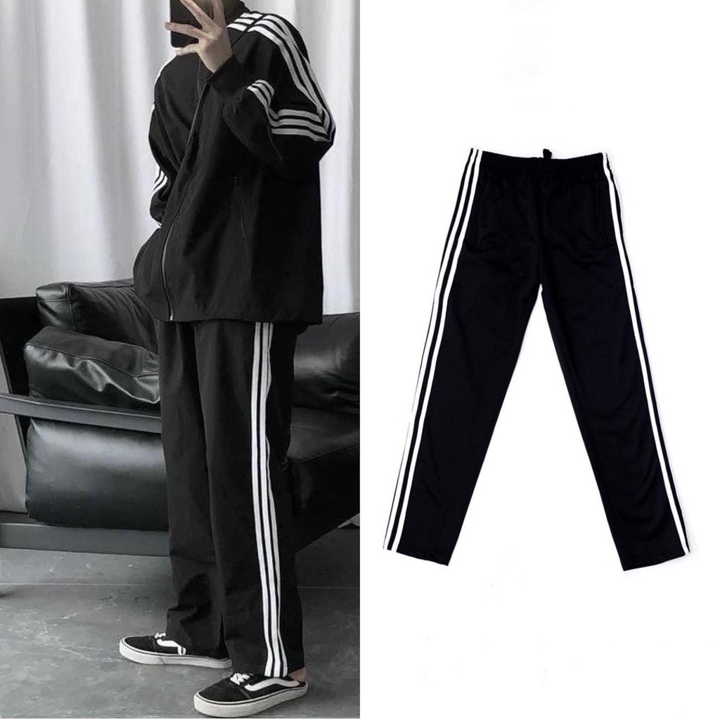 [Mã SKAMA06 giảm 8% tối đa 50K đơn 250K] Quần 3 Sọc Suông UNISEX - TRIPLE LINES PANTS | WebRaoVat - webraovat.net.vn