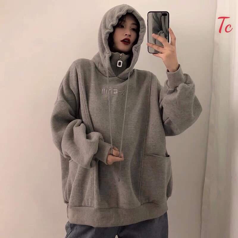 Áo nỉ hoodie cổ khoá kèm ảnh thật | BigBuy360 - bigbuy360.vn