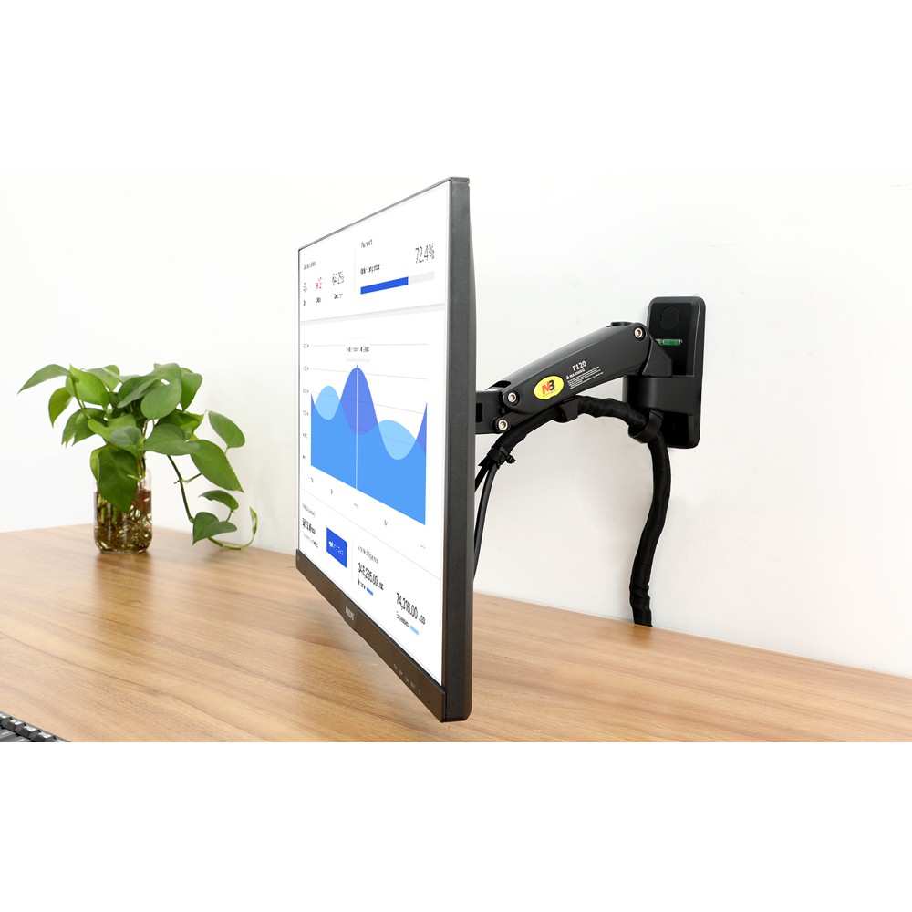 Khung treo màn hình máy tính North Bayou NB-F120 bốn chiều 17-27 inch nhập khẩu