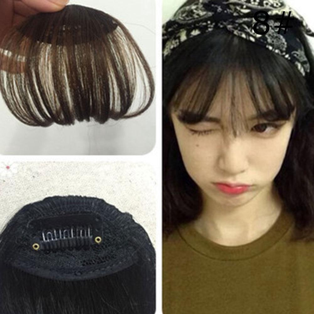 Hair Clip Air Bangs Fake Hair Extension False Hair Piece