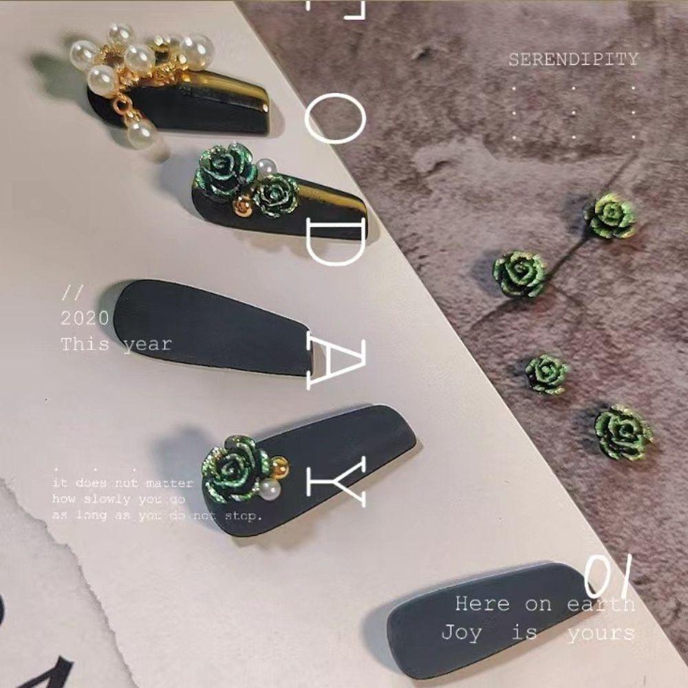 Hạt Charm 3D Lấp Lánh Bằng Nhựa Resin Trang Trí Móng Tay DIY