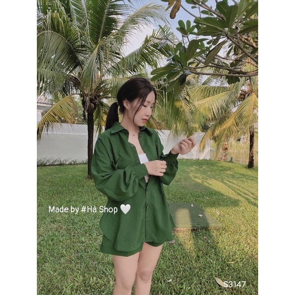 BIGSIZE Sét sơ mi tặng kèm áo 2 dây 50-90kg