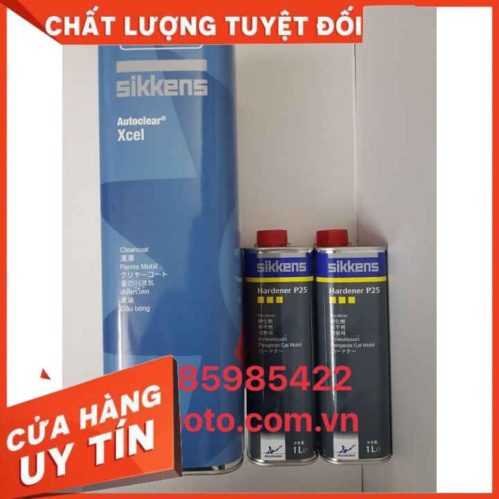 Dầu bóng Sikkens Xcel 5L giá rẻ ( Sơn oto xe máy) - keo bóng - sơn bóng cao cấp chính hãng