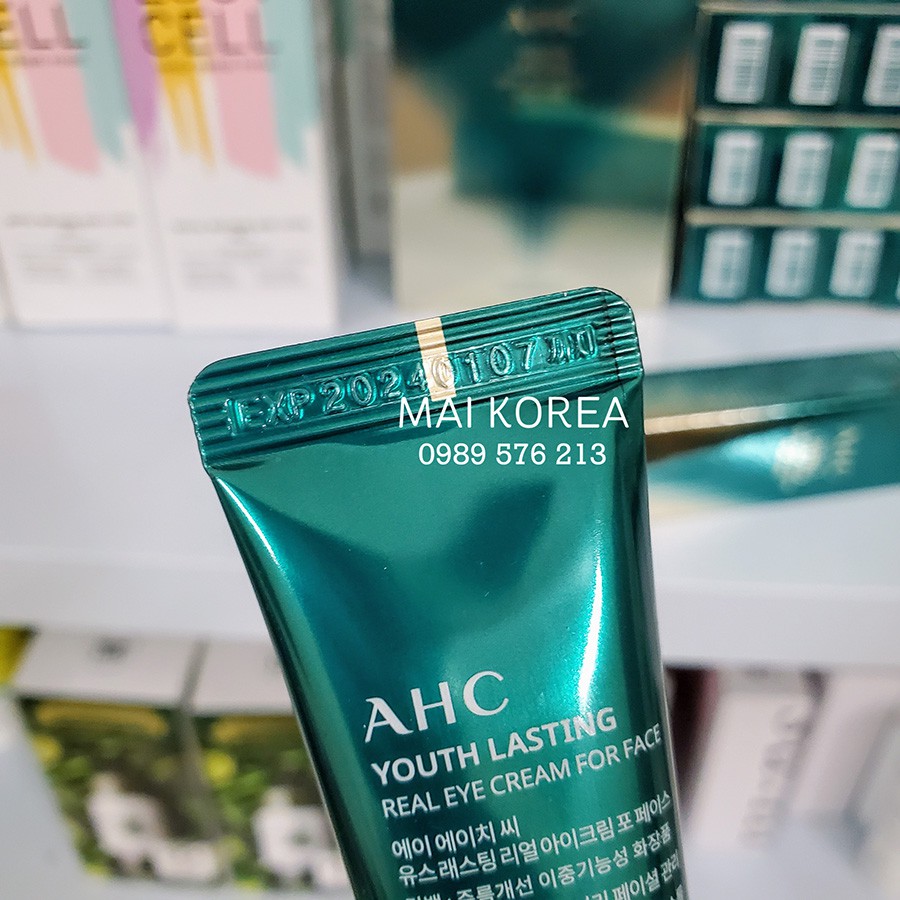 Kem mắt AHC Ten Revolution Real Eye Cream For Face season 10 mẫu 2022