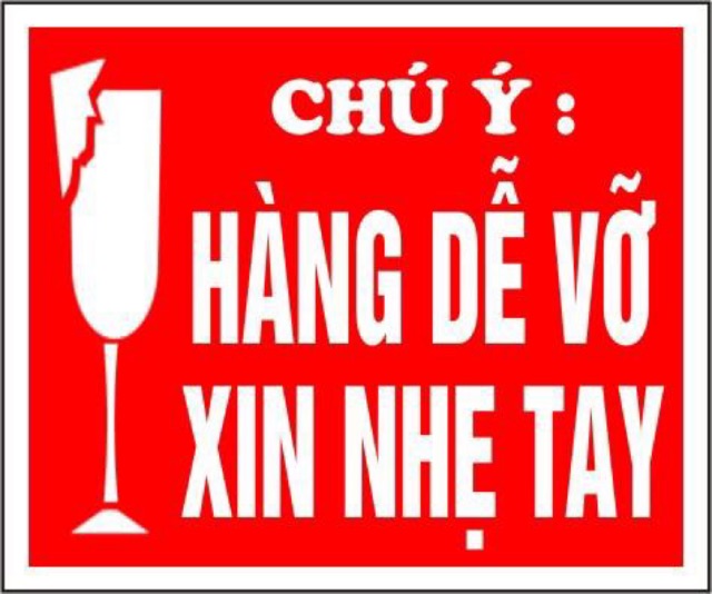 100 tem dán HÀNG DỄ VỠ