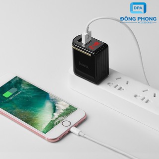 Củ Sạc 2 Cổng Đa Năng Hoco C39 Chính Hãng