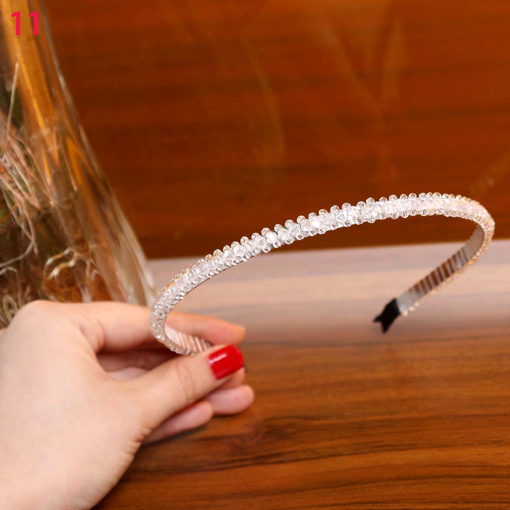 Băng đô cài tóc đính đá sang trọng quý phái cho nữ