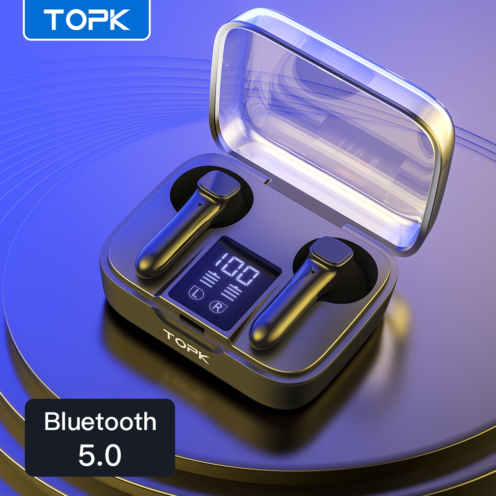 Tai Nghe Bluetooth TOPK T20 TWS Không Dây Kết Nối Chất Lượng Cao