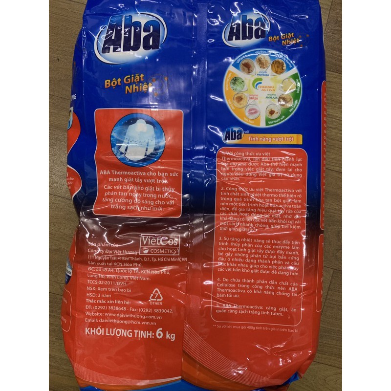 Bột Giặt nhiệt ABA 6kg