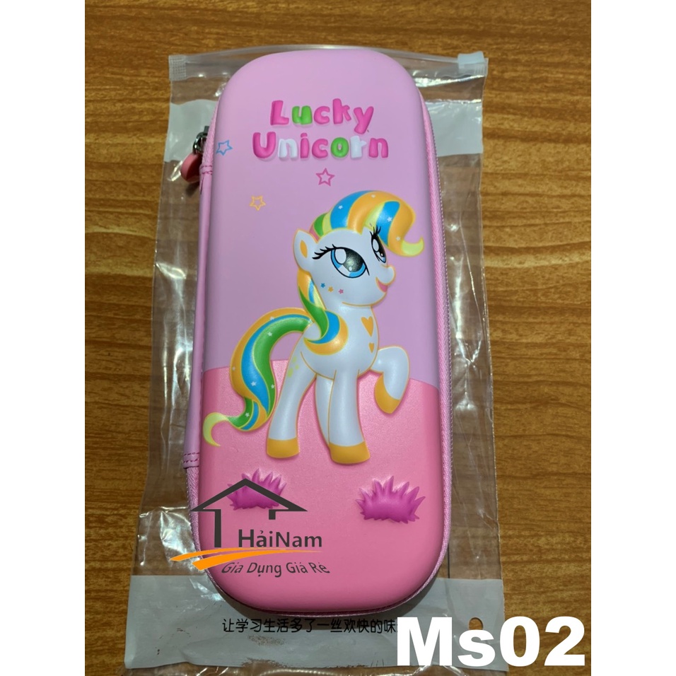 (HÀNG CHUẨN LOẠI 1) Hộp Bút Bằng Lụa 3D Sáng Tạo Dung Lượng Lớn, Nhiều Hình Dễ Thương