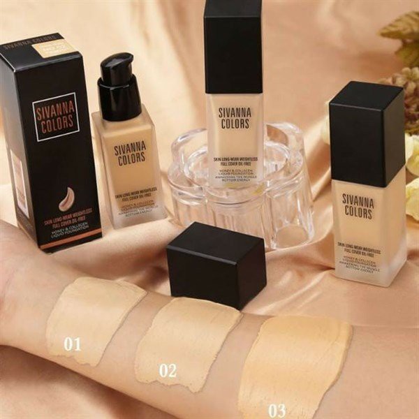 [𝗦𝗔𝗟𝗘]..::✨Kem Nền Siêu Lì Sivanna Colors Honey & Collegen Liquid HF4012✨::.. | BigBuy360 - bigbuy360.vn